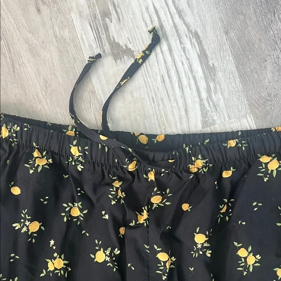 Floral Wide Leg Women's Pants - Picture 4 of 8